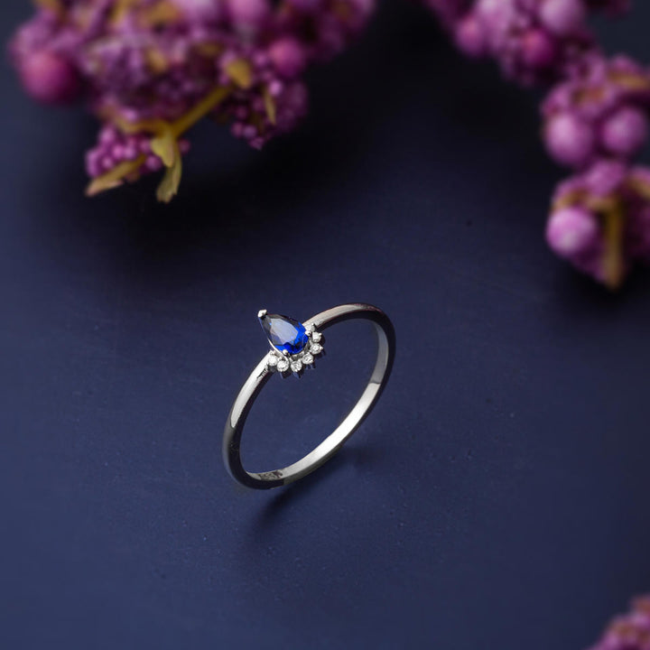 0,25 Ct. Safir Pırlantalı Yüzük