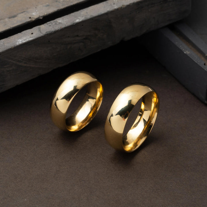8 mm. Enli 14 Ayar Altın Erkek Alyans 