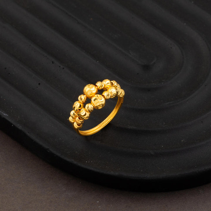 Çiftli Kaburga 22 Ayar Altın Yüzük