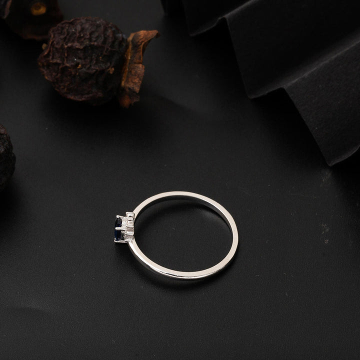 0,25 Ct. Safir Pırlantalı Yüzük