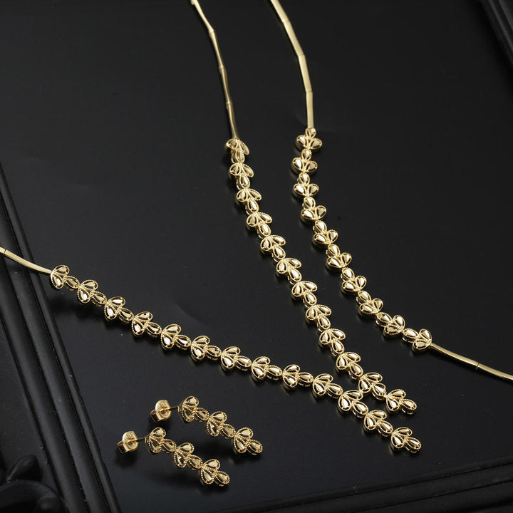 Spring 14 Ayar Taşsız Altın Set