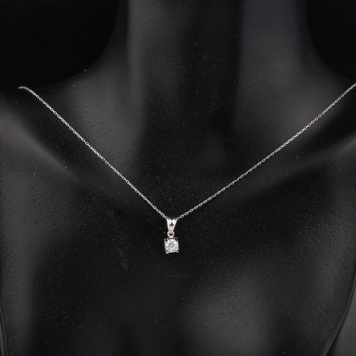 0,90 Karat Kolye ve Küpeli Mozanit Set Takımı