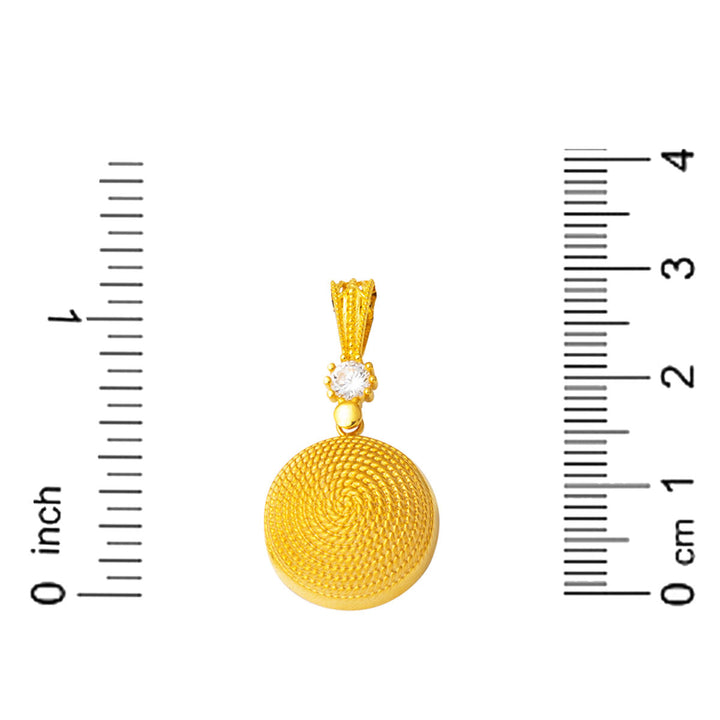 Beypazarı 14 Ayar Altın Kolye 2,5 cm Çaplı