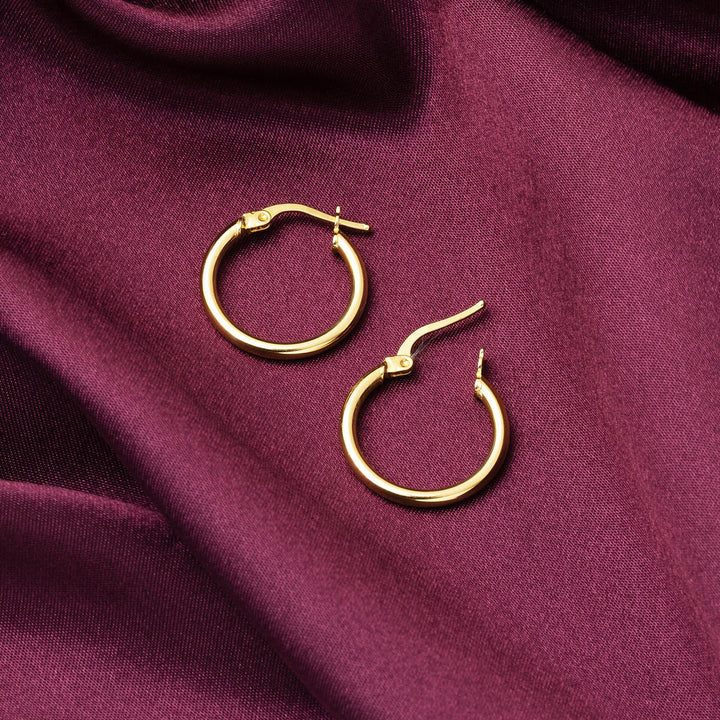 Halka Altın Küpe (2 cm. Çaplı)