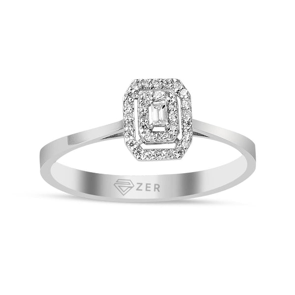 Zer Diamond Baget Pırlantalı Yüzük