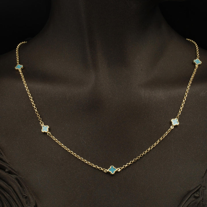 Van Cleef 14 Ayar İkili Altın Set Takımı