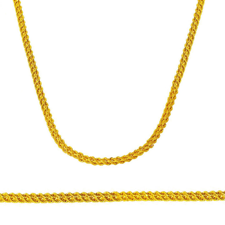 14 Ayar Altın Burma Zincir - 50 cm