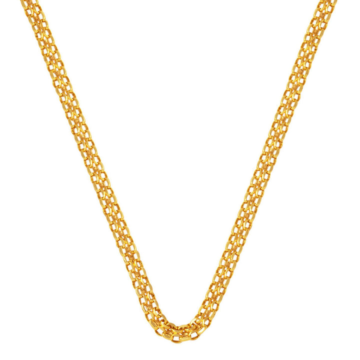 Klasik 14 Ayar Altın Zincir 60 cm. 3 mm.