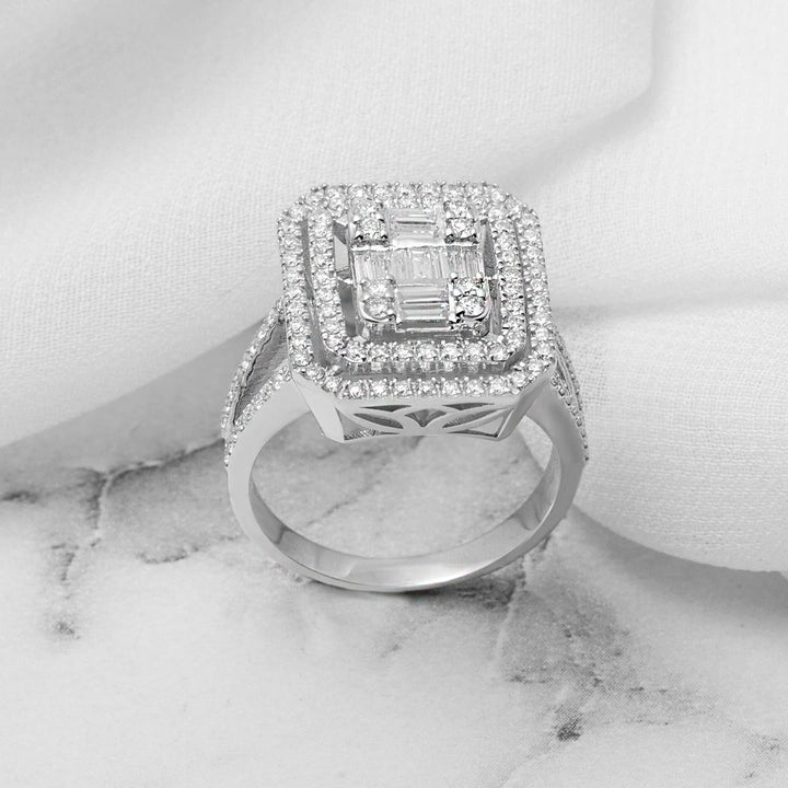 1,02 Karat Baget Pırlanta Yüzük