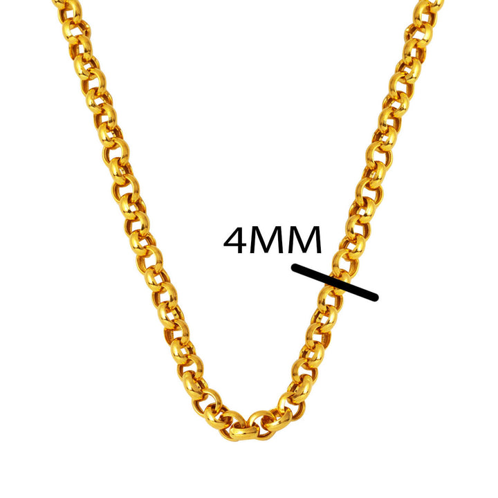 Doç 22 Ayar Altın Zincir 45 cm
