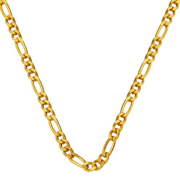 Figaro 22 Ayar Altın Zincir 60 cm