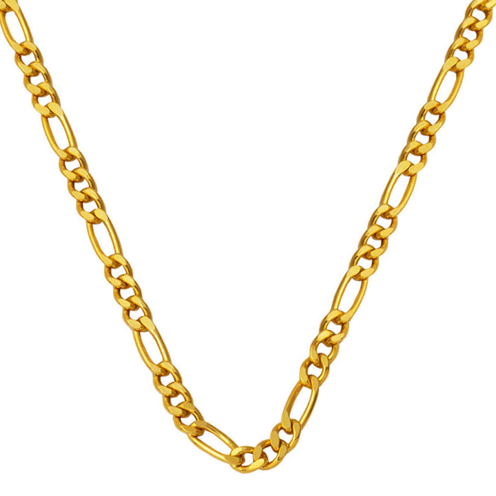 Figaro 22 Ayar Altın Zincir 60 cm