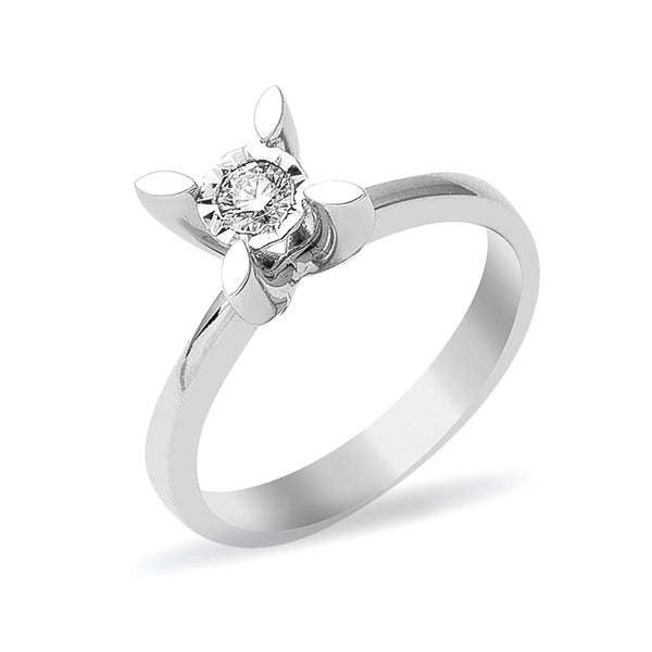 0,13 ct Tektaş Pırlanta Yüzük