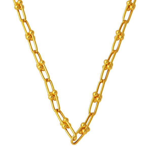 22 Ayar Tiffany Tarzı Altın Zincir - 55 cm