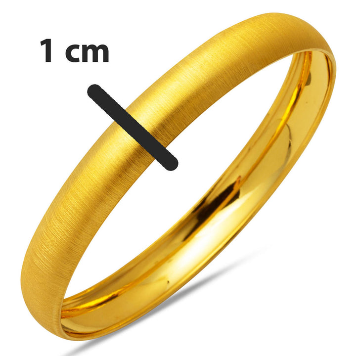 Setina 1 cm Enli 8 Ayar Altın Bilezik