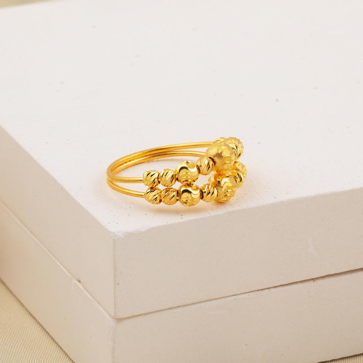 Çiftli Kaburga 22 Ayar Altın Yüzük