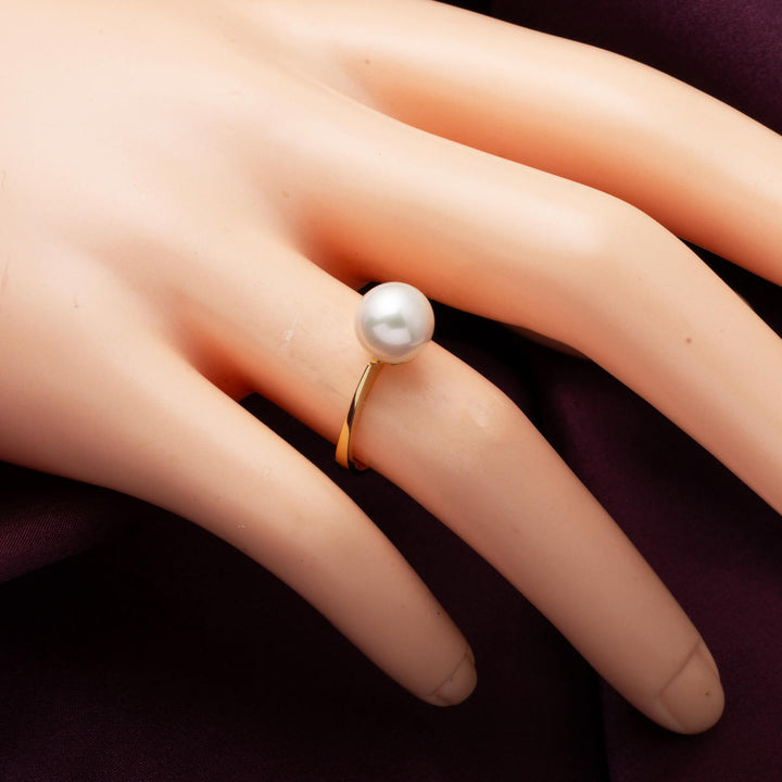Pearly 14 Ayar Altın İncili Yüzük