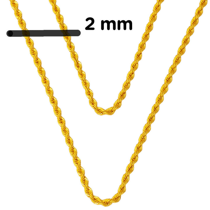 120 cm. 14 Ayar Altın Burma Zincir