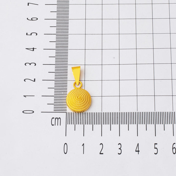Beypazarı 14 Ayar Altın Kolye 1.5cm Çaplı