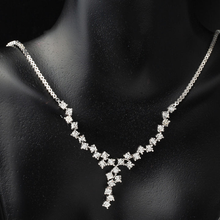 0,24 ct. Gerdanlıklı Küpeli Pırlanta Set