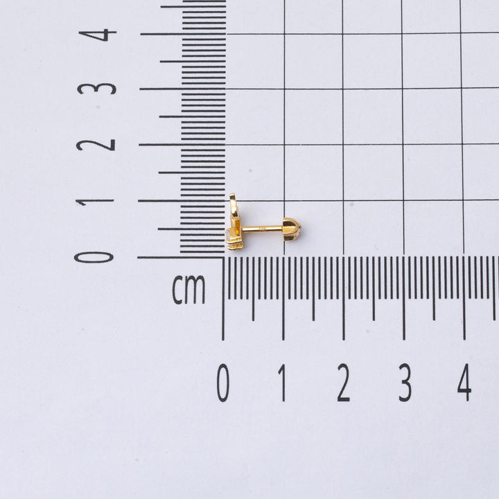 14 Ayar Altın Piercing Tragus Küpe