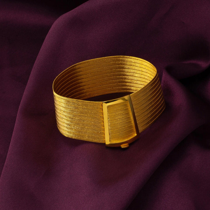 11 Sıralı Taşsız 22 Ayar Trabzon Hasır Bileklik