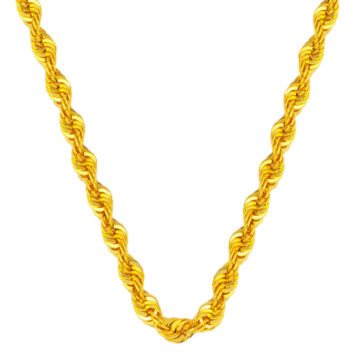 14 Ayar Altın Parlak Burma Zincir 60 cm