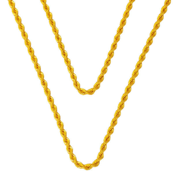 120 cm. 14 Ayar Altın Burma Zincir