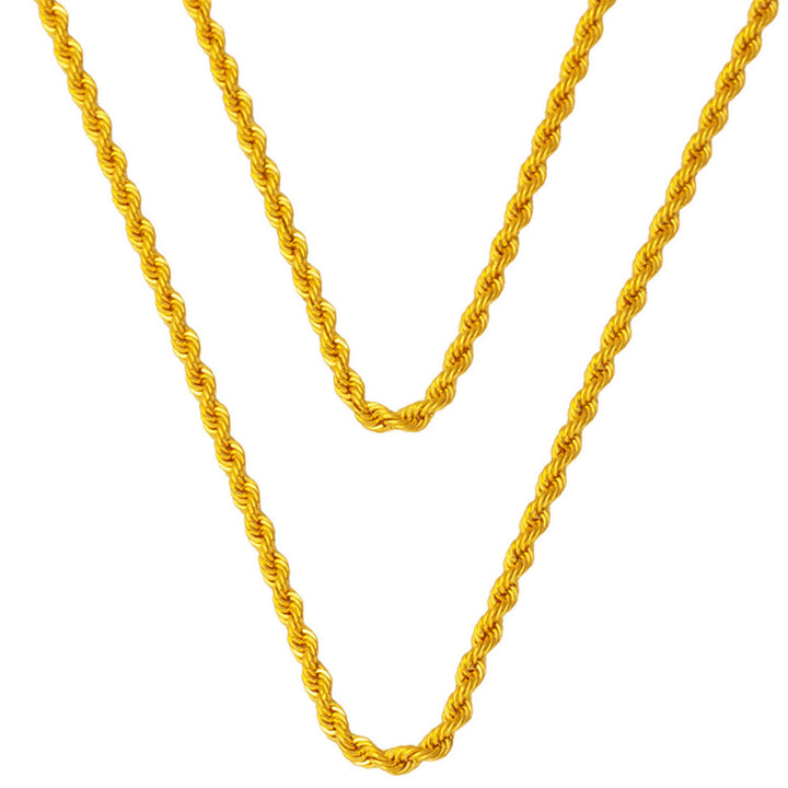 120 cm. 14 Ayar Altın Burma Zincir