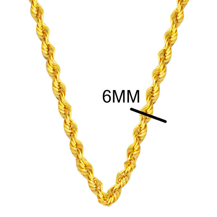 60 cm. Burma Halat Altın Zincir Kolye