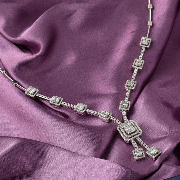 3,20 ct Baget Pırlanta Gerdanlık 