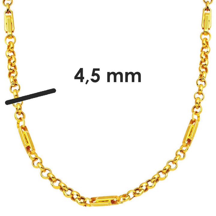 22 Ayar Doc Halka Boyun Zinciri 50cm.