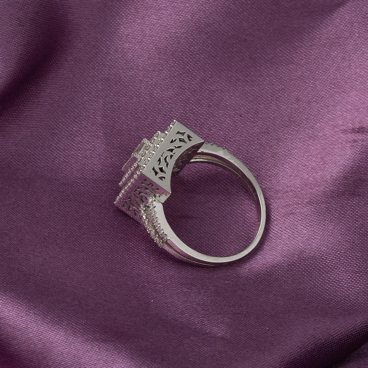 0,91 ct Baget Pırlanta Yüzük