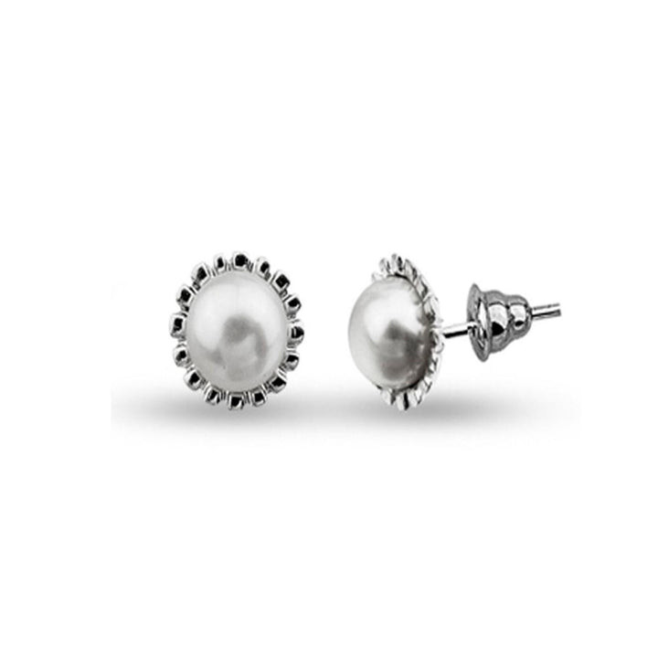 Falla İncili Beyaz Mini Altın Set 