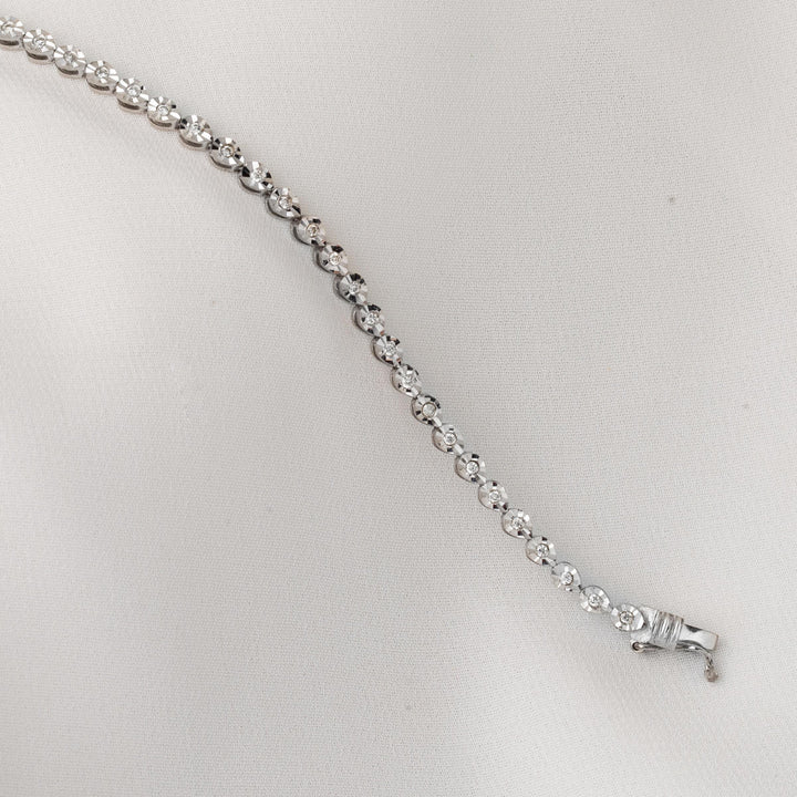 0,25 Karat Pırlantalı Altın Bileklik