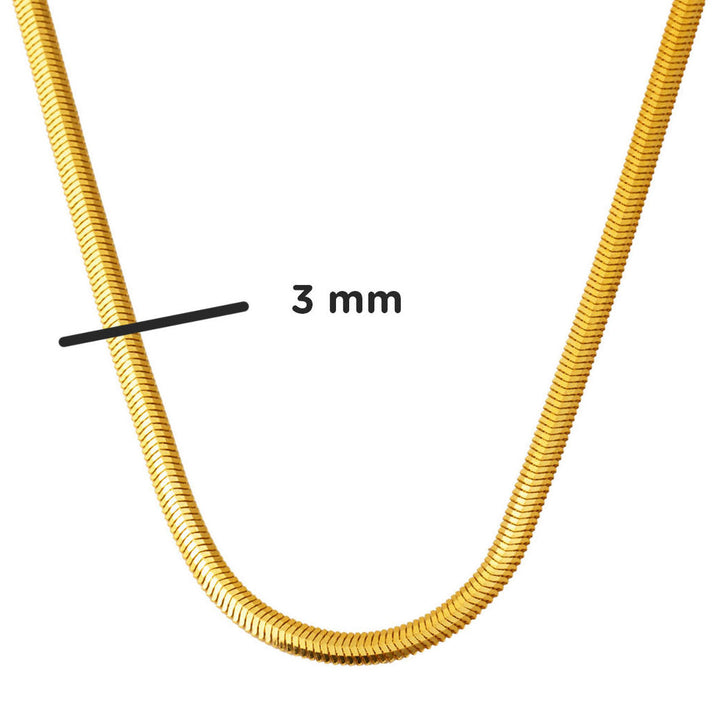 Balıksırtı 22 Ayar Altın Zincir Kolye 55 cm.