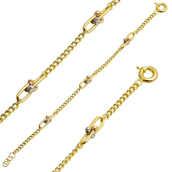 Klasik Zincir Tiffany Altın Bileklik