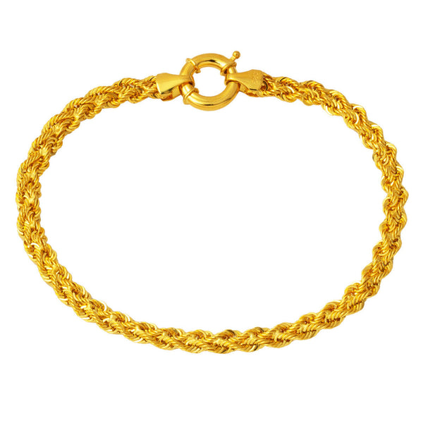 14 Ayar Altın Louis Vuitton Altın Kelepçe Bileklik - BZ00038